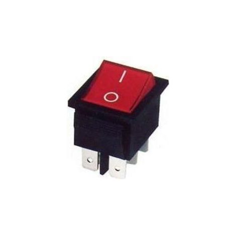 Interrupteur bipolaire Type d'interrupteur Electro DH Couleur Noir et rouge 11.405.CL/NR 8430552016556