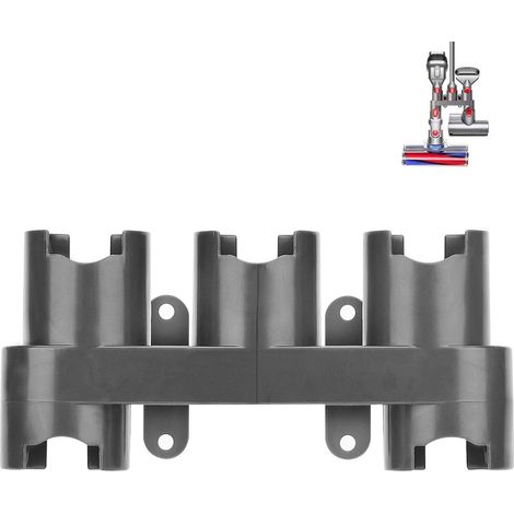Soporte de pared para aspiradora Dyson V11, V10, V8 y V7, base de acoplamiento para aspiradoras de la serie Dyson V7, V8, V10 y V11 (con paquete de piezas). (1/5)