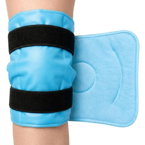 Coussinets De Refroidissement Pour Les Genoux, Poche de Glace pour Genou Réutilisable, Manchette RafraîChissante Genoux et Jambes, à Utiliser Sur Les Genou (1/5)