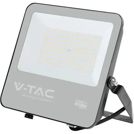 V-TAC PRO Faro LED SMD Chip CREE 100W 135 lm/W Cavo 1m Nero 6500K IP65 – SKU 232196