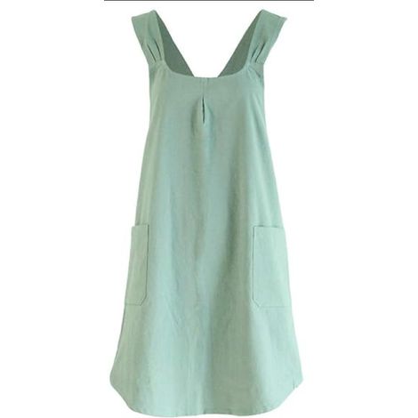 Tablier De Cuisine - Tablier À Bretelles Croisées Avec Poches - 100 % Coton Et Lin - Pour Homme Et Femme - Taille Unique