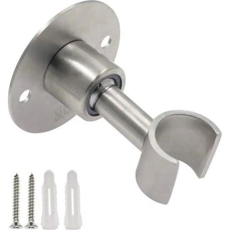 1 Support de douche, Acier inoxydable 304, Réglable, Mural, Salle de bain (1/4)