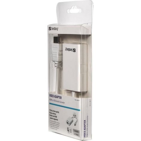 Sandberg HDMI zu VGA + Audio Konverter 508-77 (1/5)