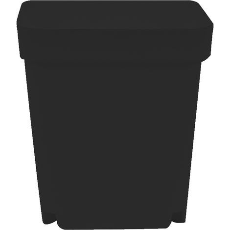 Ensemble de 12 pots carrés en plastique pour plantes grasses et semis (1/5)