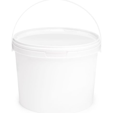 Garronda Eimer mit Deckel 3 L 1 Stück GD-0113 Weiß (1/5)