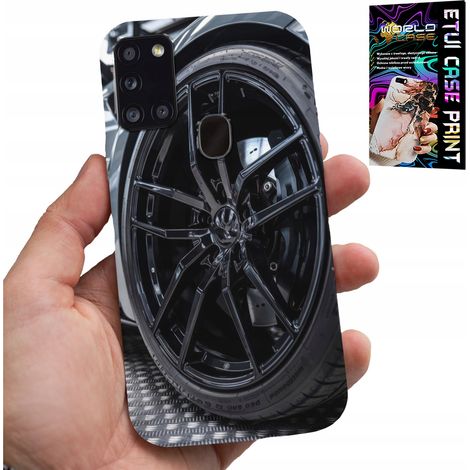 Funda para Samsung Galaxy A21s - Llanta deportiva para coches, ventilador + cristal (1/5)