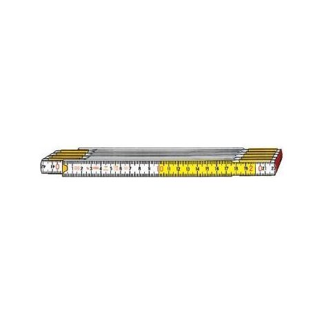 Doppio metro bianco/giallo "stabila" per lavoro