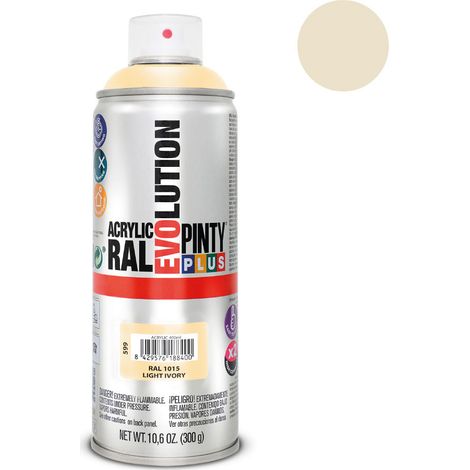 Peinture En Aérosol Pintyplus Evolution 520cc Ral 1015 Ivoire Clair (1/4)
