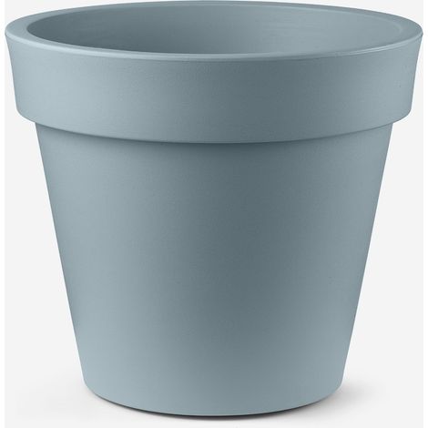 Vaso da esterno in polietilene design classico Aria 100cm - Blu