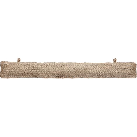 Bas de porte jute Natura beige lin 12x90cm - Atmosphera créateur d'intérieur (1/2)