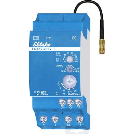 FUA12-230V Eltako sans fil Actionneur profilé Puissance de coupure (max.) 2000 W