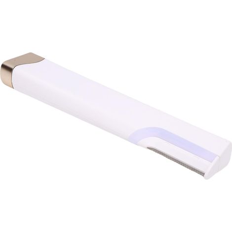 Épilateur et Exfoliant pour le Visage des Femmes, 3 Réglages de Vitesse, Rechargeable par USB avec Lumière LED et 4 Têtes Remplaçables, pour les Types de Peau (WHITE) (1/5)
