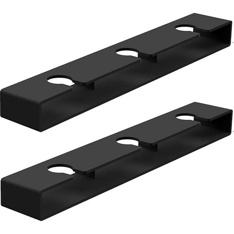 Porte-verres à vin, lot de 2, support à verres à vin sans perçage à installer sous un meuble, support suspendu (1/5)