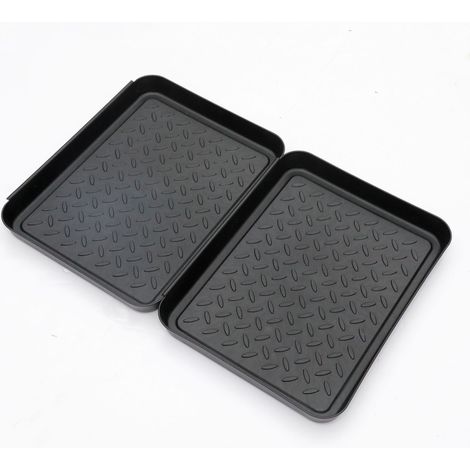Tapis de chaussures/tapis d'entrée à séchage rapide, ensemble de 3 pièces, multifonctionnels, adaptés à une utilisation intérieure et extérieure. (1/4)