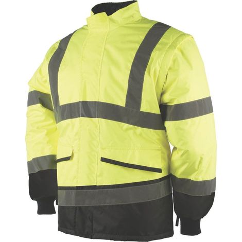 Blouson ® jaune fluo/marine MALBRO- taille 2XL - Sioen