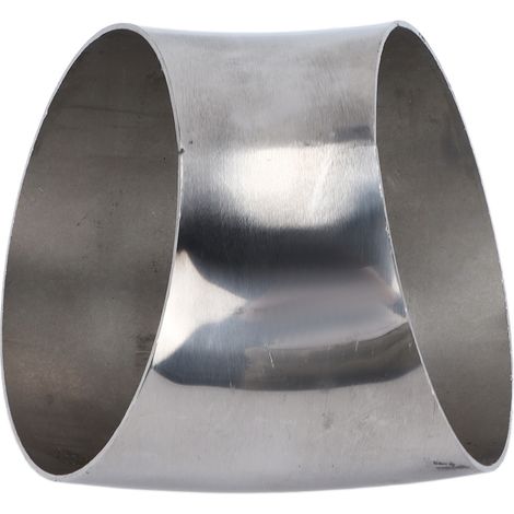 Coude d'échappement turbo 45° en acier inoxydable 304, résistant à la corrosion, tuyau de descente pour système d'évacuation, pièce de rechange durable. (1/5)