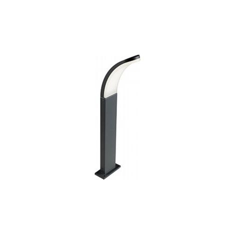 Applique in alluminio pressofuso con diffusore in resina opalina - 15W, 2300 lumen, 1050 lumen, 4000K grafite (1/4)