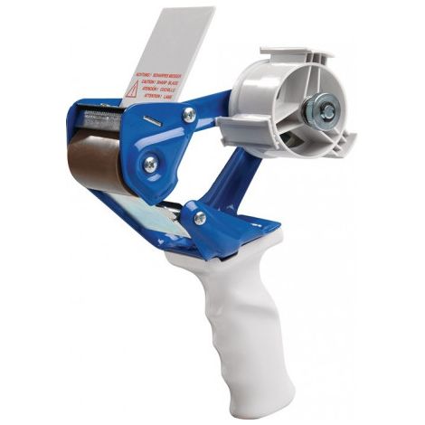 Dérouleur manuel Profi K20B métal bleu/blanc pour largeur de bande 50 mm