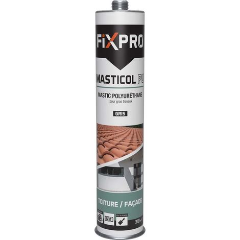 Cartouche de mastic PU gris /12
