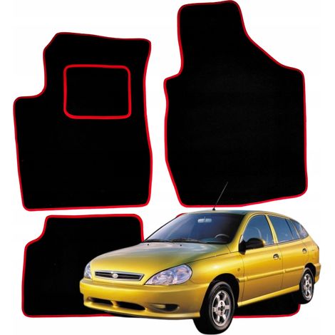 Velours-Fußmatten für Kia Rio 1 (2000–2005), Scheibenwischer für Auto R (1/5)