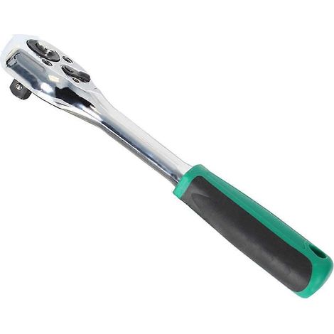 Outil de démontage du cache de pédalier RISK 2 en 1 DUB pour boîtier de pédalier XTR M9100, clé à cliquet 3/8". (1/5)