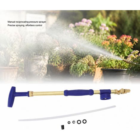 Pulvérisateur à Pression - Buse Cuivre - Acier Inoxydable - Arrosoir Manuel Portable pour Jardin et Plantes d'Intérieur (1/5)