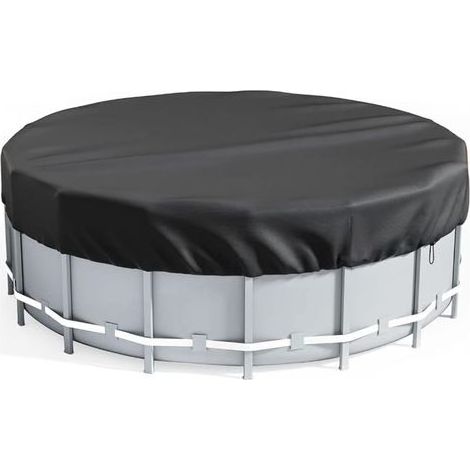 Housse Piscine Ronde Chiens – 182x20 cm – Anti-poussière, Anti-UV – pour Extérieur