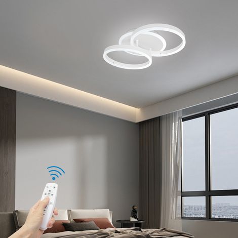 Deckenleuchte LED Deckenlampe Badlampe Modern Schlicht Lampe Dünn für Wohnzimmer Badezimmer Schlafzimmer Küche Balkon Keller Büro