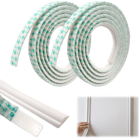 6m Moulure Adhesive en EVA Moulure Murale Flexible, 2.3cm Baguette de Finition Autoadhésive, Plinthe Souple pour Cadres Miroirs Portes Armoires Murs (1/5)