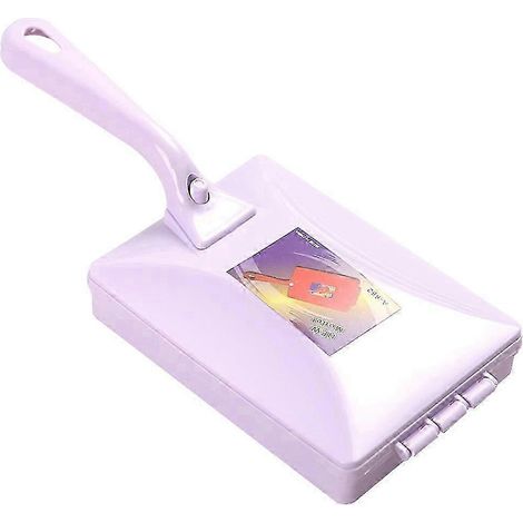 AURA Nettoyeur de miettes pour tapis, balai roulant manuel, accessoire de nettoyage pour la maison, la cuisine et les tapis (violet) (1/5)