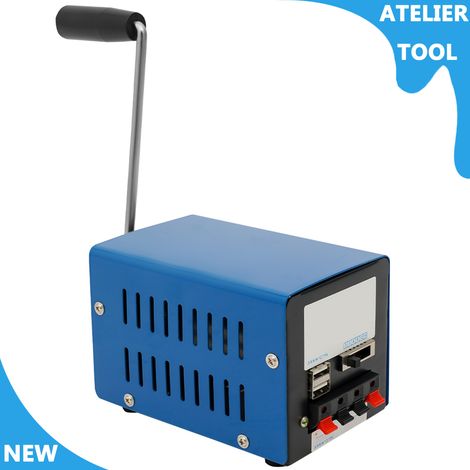 ATELIER 20W multifonction portable manuel manivelle générateur générateur d'alimentation autonome avec poignée (1/5)