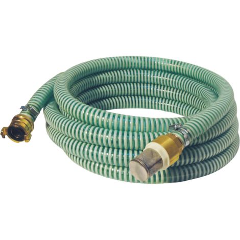 AquaCraft Saugschlauch-Garnitur 7m 1001000102 1 Zoll, mit Schnellkupplung, 7 Meter