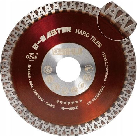 LAMA DIAMANTATA BIHUI B-MASTER 125MM SPESSORE 1.2MM - DCDA125