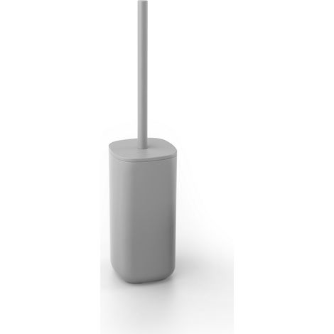Porta scopino da terra wc toilette bagno grigio mod. Pod