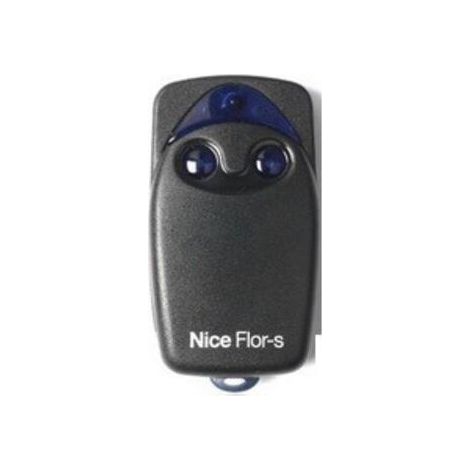 Émetteur de télécommande 2 canaux 433,92 MHz – Compatible récepteurs Nice Flor – Programmation autoapprentissage – Boîtier noir ergonomique - FLO2R-S (1/4)