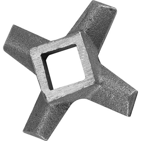 Kreuzmesser aus Edelstahl für professionelle Fleischwölfe, Ersatzteil Nr. 5, robustes Fleischwolfmesser für die Küche. (1/5)
