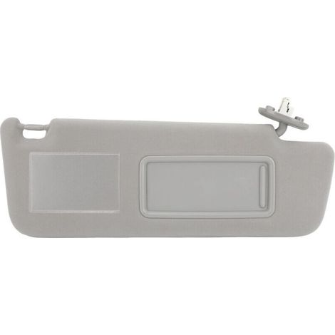 Jeffergarden Pare-soleil gris multifonctionnel, robuste et durable, avec éclairage et miroir, pour Land Cruiser Prado, côté droit : 7431060890B1, 74310 60890 B1