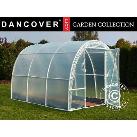 Serre Tunnel 140, 2,2x3x1,9m, 6,6m², Transparent (1/5)