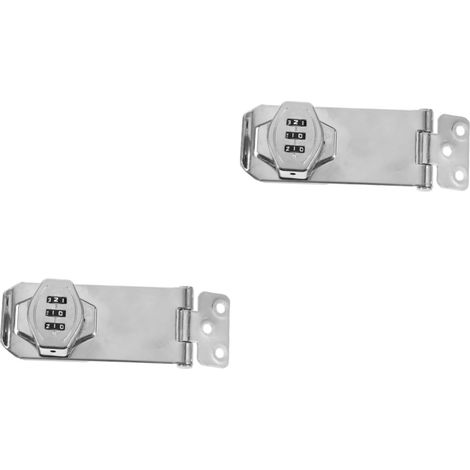 Lot de 2 cadenas à combinaison pour armoires (1/5)
