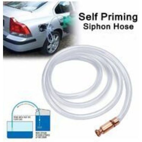 Pompe Siphon Carburant - Tuyau Transfert Fluides 2,5 M - Pour Essence Diesel Huile Eau - 1 Pièce (1/4)