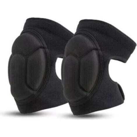 1 Paire de Genouillères de Travail, Genouillères de Jardin de Protection Noires Genouillères Antidérapantes, Anti-Collision, Genouillères de Jardin Multifonctionnelles - Noir L (1/4)