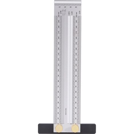 Architectural Scale Ruler HighPrecision Calibrated Woodworking Special Line Marking Tool(200mm Ruler Without Pen ) (1/5)