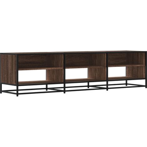 Mobile TV multimediale scaffale per televisione televisione buffet sala da pranzo soggiorno camera da letto rovere 180 x 40 x 46 cm derivati del legno marrone 020027203
