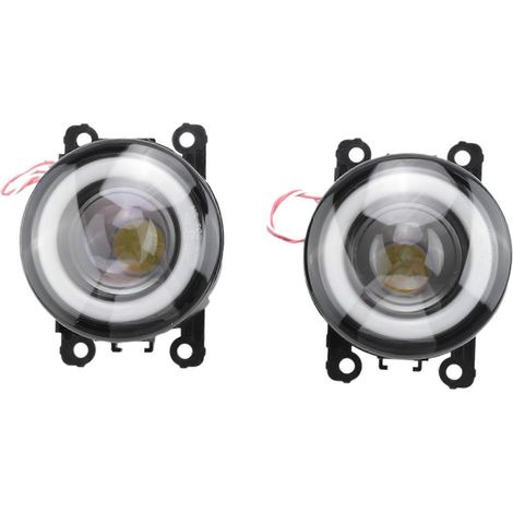 Compatible avec les modèles JB43 2018-2020 (modèles 1998-2017) : 1 paire de feux antibrouillard à LED, feux de jour « angel eye », blancs (1/5)