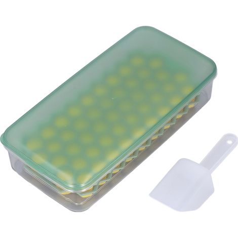 1.7L Moule à Glaçons Double Couche 94 Alvéoles avec Cuillère, Bac à Glace DIY pour Glacier et Pâtisserie (1/5)