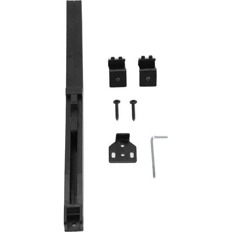 Système de ressort de fermeture en douceur de porte coulisse mécanisme d'amortisseur accessoire de remise de meubles pour rail coulissant kit de rail de matériel de porte en bois de grange (1/5)