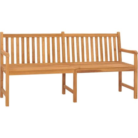 vidaXL Banc de jardin 180 cm bois de teck solide (1/5)