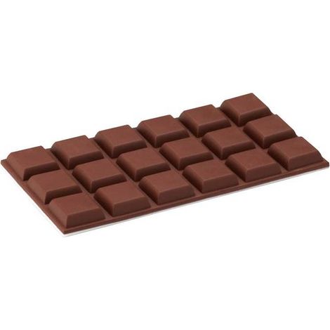 PARACOLPO ADESIVO INOFIX 12X12 MM 18 PZ MARRONE Q.TA 20