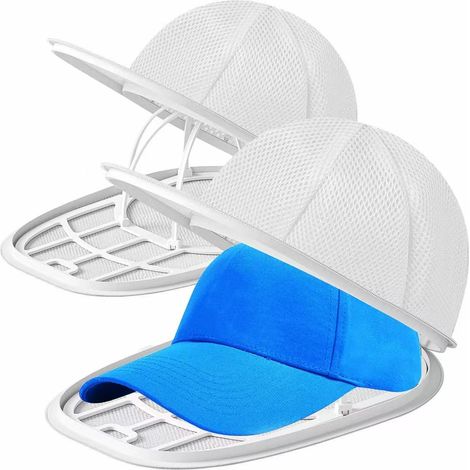 Chapeau Nettoyage Cage - Pour Casquettes Baseball Plate ou Courbées - Compatible Machine à Laver et Lave-Vaisselle - 2 Pièces (1/5)