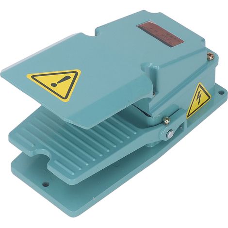 Leistungsstarker Fußschalter, ein- und zweipolig, elektrischer Fußschalter, 220 V Gleichstrom, 5 A (1/5)